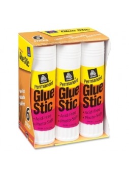 Avery 98073 Glue Stick, 1.27oz, White, Pack of 6